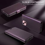 iPhone 16 Pro Max 合成革ケース 手帳型ケース iPhone16シリーズ対応 PU合成革 レザー ケース 手帳型ケース iPhone16 PUレザー ケース スマホケース 全6色 SKU:PC08022024081 - Image 9