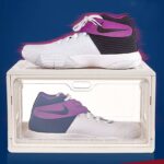 マグネット閉める可能 折りたたみ式 シューズボックス 透明 靴箱 シューズラック 収納ボックス 靴入れ  クリアシューズケース  靴収納ボックス 全2色 SKU:PC08082024026 - Image 2