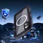 iPhone16 Pro Max shellbox PC+TPU+PETケース magsafe対応ケース iPhone16防水カバー  IPX68防水 TPUケース 全面保護  スマホ防水袋 全3色 SKU:PC08082024030 - Image 7