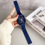 Apple Watch 44/45mm TPU製 一体型 バンド マグネット バンド AppleWatch Ultra 49mm バンド アップルウォッチ カバー 全5色 SKU:PC08152024021 - Image 13