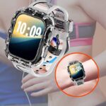 Apple watch Series10 46mm TPU製一体型バンド Apple watch Series10 42mm ケース 耐衝撃 アップル ウォッチ 保護ケース 着装まま充電可能 全6色 SKU:PC09182024006