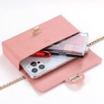 スマホポーチ 合成革 スマホショルダーバッグ  スマホポーチ 斜め掛けミニバッグ カードや小銭等も収納 多機能 スマホポーチ 入れたまま操作 斜め掛けミニバッグ 全4色 SKU:PC09182024009 - Image 12