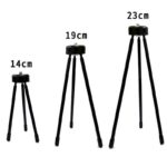 スマホ・デジカメ 三脚  雲台付き スタンド 多機能 三脚ホルダー カメラスタンド 14/19/23cm スマホホルダー 三脚・一脚用 スタンド  SKU:PC1282024004LT