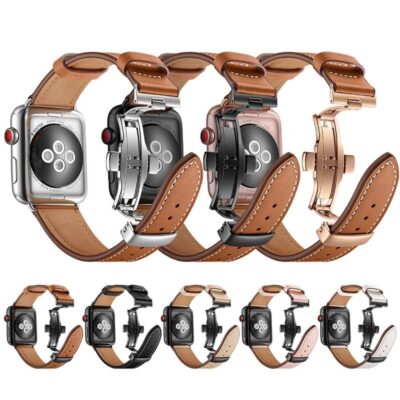 アップルウォッチ バンド 本革 ベルト AppleWatchベルト AppleWatch バンド 金具3色  アップルウォッチ10 バンド Apple Watch series 38mm 40mm 41mm 42mm 44mm 45mm 46mm 49mm 全4色 SKU:AC04102025014