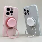 MagSafe対応 ぷにぷにシリコンスマホグリップ スマホスタンド 超強力磁石搭載 落下防止 携帯スタンド スタンド ホルダー マグセーフ対応 全5色 SKU:AC04192025007