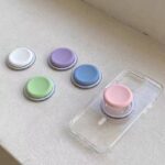 MagSafe対応 ぷにぷにシリコンスマホグリップ スマホスタンド  超強力磁石搭載 落下防止 携帯スタンド  スタンド ホルダー マグセーフ対応  全6色 SKU:AC04192025014 - Image 2