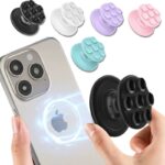 MagSafe対応 ぷにぷにシリコンスマホグリップ スマホスタンド 超強力磁石搭載 落下防止 携帯スタンド スタンド ホルダー マグセーフ対応 全5色 SKU:AC04192025015