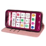 Aquos wish 4/SH-52E 合成革ケース 手帳型ケース Aquos R10 手帳型ケースAquos wish 5 PUレザー ケース スマホケース  全10色  SKU:AC04252025023 - Image 4