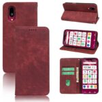 Aquos wish 4/SH-52E 合成革ケース 手帳型ケース Aquos R10 手帳型ケースAquos wish 5 PUレザー ケース スマホケース  全10色  SKU:AC04252025023 - Image 17