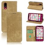 Aquos wish 4/SH-52E 合成革ケース 手帳型ケース Aquos R10 手帳型ケースAquos wish 5 PUレザー ケース スマホケース  全10色  SKU:AC04252025023 - Image 11