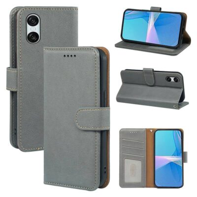 Xperia 1 VII 合成革ケースXperia 10 VI 対応手帳型ケースXperia 1 VI PUレザー ケース スマホケース  全6色 SKU:AC04262025010