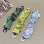 くしゅくしゅスマホストラップ ハンドストラップキーホルダー ハンドストラップ 手首 携帯 ストラップ シュシュ ストラップホルダー 全3色 SKU:AC04302025002