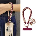 手首 腕掛け ハンドストラップ 手首ストラップ スマホ ストラップ 携帯ストラップ リストストラップ 手首 落下防止 紐 ひも ハンドストラップ 全4色 SKU:AC04302025003