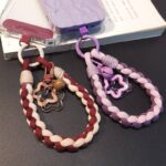 手首 腕掛け ハンドストラップ 手首ストラップ スマホ ストラップ 携帯ストラップ リストストラップ 手首 落下防止 紐 ひも ハンドストラップ 全4色 SKU:AC04302025003 - Image 2