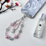 かわいい キラキラ 手首 ハンドストラップ 携帯ストラップ キラキラ キーホルダー スマホストラップ 女子 短い 可愛い スマホ スマホストラップ リストストラップ  SKU:AC04302025006 - Image 4