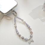 かわいい キラキラ 手首 ハンドストラップ 携帯ストラップ キラキラ キーホルダー スマホストラップ 女子 短い 可愛い スマホ スマホストラップ リストストラップ  SKU:AC04302025008 - Image 2