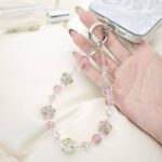 かわいい キラキラ 手首 ハンドストラップ 携帯ストラップ キラキラ キーホルダー スマホストラップ 女子 短い 可愛い スマホ スマホストラップ リストストラップ  SKU:AC04302025010 - Image 4