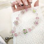 かわいい キラキラ 手首 ハンドストラップ 携帯ストラップ キラキラ キーホルダー スマホストラップ 女子 短い 可愛い スマホ スマホストラップ リストストラップ  SKU:AC04302025010 - Image 6