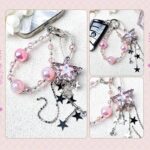 かわいい キラキラ 手首 ハンドストラップ 携帯ストラップ キラキラ キーホルダー スマホストラップ 女子 短い 可愛い スマホ スマホストラップ リストストラップ  SKU:AC04302025023 - Image 4