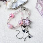 かわいい キラキラ 手首 ハンドストラップ 携帯ストラップ キラキラ キーホルダー スマホストラップ 女子 短い 可愛い スマホ スマホストラップ リストストラップ  SKU:AC04302025023 - Image 3