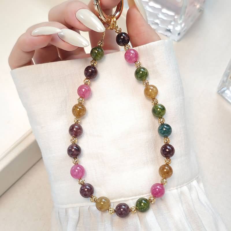 AC04302025029-1.jpg かわいい キラキラ 手首 ハンドストラップ 携帯ストラップ キラキラ キーホルダー スマホストラップ 女子 短い 可愛い スマホ スマホストラップ リストストラップ SKU:AC04302025029 - Image 1