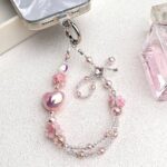 かわいい キラキラ 手首 ハンドストラップ 携帯ストラップ キラキラ キーホルダー スマホストラップ 女子 短い 可愛い スマホ スマホストラップ リストストラップ  SKU:AC04302025037 - Image 3