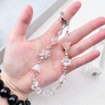 かわいい キラキラ 手首 ハンドストラップ 携帯ストラップ キラキラ キーホルダー スマホストラップ 女子 短い 可愛い スマホ スマホストラップ リストストラップ  SKU:AC04302025040 - Image 2