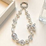 かわいい キラキラ 手首 ハンドストラップ 携帯ストラップ キラキラ キーホルダー スマホストラップ 女子 短い 可愛い スマホ スマホストラップ リストストラップ  SKU:AC04302025043 - Image 2