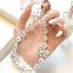 かわいい キラキラ 手首 ハンドストラップ 携帯ストラップ キラキラ キーホルダー スマホストラップ 女子 短い 可愛い スマホ スマホストラップ リストストラップ  SKU:AC04302025043