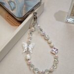 かわいい キラキラ 手首 ハンドストラップ 携帯ストラップ キラキラ キーホルダー スマホストラップ 女子 短い 可愛い スマホ スマホストラップ リストストラップ  SKU:AC04302025044 - Image 2