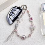 かわいい キラキラ 手首 ハンドストラップ 携帯ストラップ キラキラ キーホルダー スマホストラップ 女子 短い 可愛い スマホ スマホストラップ リストストラップ  SKU:AC04302025045 - Image 4