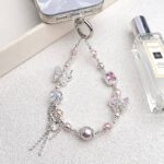 かわいい キラキラ 手首 ハンドストラップ 携帯ストラップ キラキラ キーホルダー スマホストラップ 女子 短い 可愛い スマホ スマホストラップ リストストラップ  SKU:AC04302025045 - Image 3