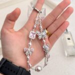 かわいい キラキラ 手首 ハンドストラップ 携帯ストラップ キラキラ キーホルダー スマホストラップ 女子 短い 可愛い スマホ スマホストラップ リストストラップ  SKU:AC04302025045