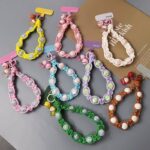 手首 腕掛け ハンドストラップ 手首ストラップ スマホ ストラップ 携帯ストラップ リストストラップ 手首 落下防止 紐 ひも ハンドストラップ 全6色 SKU:AC04302025052 - Image 3