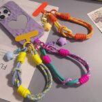 手首 腕掛け ハンドストラップ 手首ストラップ スマホ ストラップ 携帯ストラップ リストストラップ 手首 落下防止 紐 ひも ハンドストラップ  全6色 SKU:AC04302025056 - Image 6