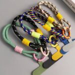 手首 腕掛け ハンドストラップ 手首ストラップ スマホ ストラップ 携帯ストラップ リストストラップ 手首 落下防止 紐 ひも ハンドストラップ 全5色 SKU:AC04302025059