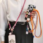 スマホショルダー 携帯ストラップ 首掛け 首かけ スマホ ショルダーストラップ ネックストラップ ショルダーストラップ 全7色 SKU:AC04302025061