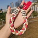 手首 腕掛け ハンドストラップ 手首ストラップ スマホ ストラップ 携帯ストラップ リストストラップ 手首 落下防止 紐 ひも ハンドストラップ  全5色 SKU:AC04302025063 - Image 24