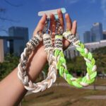 手首 腕掛け ハンドストラップ 手首ストラップ スマホ ストラップ 携帯ストラップ リストストラップ 手首 落下防止 紐 ひも ハンドストラップ  全5色 SKU:AC04302025063 - Image 14