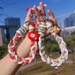 手首 腕掛け ハンドストラップ 手首ストラップ スマホ ストラップ 携帯ストラップ リストストラップ 手首 落下防止 紐 ひも ハンドストラップ  全5色 SKU:AC04302025063 - Image 8