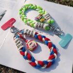 手首 腕掛け ハンドストラップ 手首ストラップ スマホ ストラップ 携帯ストラップ リストストラップ 手首 落下防止 紐 ひも ハンドストラップ  全5色 SKU:AC04302025063 - Image 2