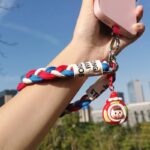 手首 腕掛け ハンドストラップ 手首ストラップ スマホ ストラップ 携帯ストラップ リストストラップ 手首 落下防止 紐 ひも ハンドストラップ  全5色 SKU:AC04302025063 - Image 7