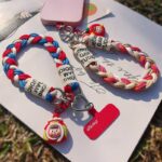 手首 腕掛け ハンドストラップ 手首ストラップ スマホ ストラップ 携帯ストラップ リストストラップ 手首 落下防止 紐 ひも ハンドストラップ  全5色 SKU:AC04302025063 - Image 4