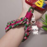 手首 腕掛け ハンドストラップ 手首ストラップ スマホ ストラップ 携帯ストラップ リストストラップ 手首 落下防止 紐 ひも ハンドストラップ 全6色 SKU:AC04302025067 - Image 2