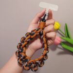 手首 腕掛け ハンドストラップ 手首ストラップ スマホ ストラップ 携帯ストラップ リストストラップ 手首 落下防止 紐 ひも ハンドストラップ 全6色 SKU:AC04302025067 - Image 5