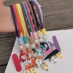 手首 腕掛け ハンドストラップ 手首ストラップ スマホ ストラップ 携帯ストラップ リストストラップ 手首 落下防止 紐 ひも ハンドストラップ 全6色 SKU: AC04302025107 - Image 2