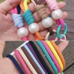 手首 腕掛け ハンドストラップ 手首ストラップ スマホ ストラップ 携帯ストラップ リストストラップ 手首 落下防止 紐 ひも ハンドストラップ 全6色 SKU: AC04302025107 - Image 24