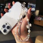 かわいい キラキラ 手首 ハンドストラップ 携帯ストラップ キラキラ キーホルダー スマホストラップ 女子 短い 可愛い スマホ スマホストラップ リストストラップ 全2色 SKU: AC04302025127 - Image 11