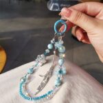 かわいい キラキラ 手首 ハンドストラップ 携帯ストラップ キラキラ キーホルダー スマホストラップ 女子 短い 可愛い スマホ スマホストラップ リストストラップ 全2色 SKU: AC04302025127 - Image 8