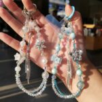 かわいい キラキラ 手首 ハンドストラップ 携帯ストラップ キラキラ キーホルダー スマホストラップ 女子 短い 可愛い スマホ スマホストラップ リストストラップ 全2色 SKU: AC04302025127